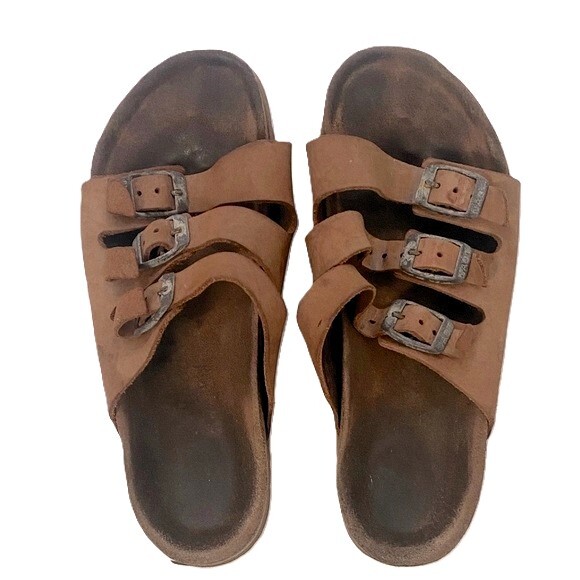 VINTAGE NAOT women's austin sandals in tan - Picture 13 of 16